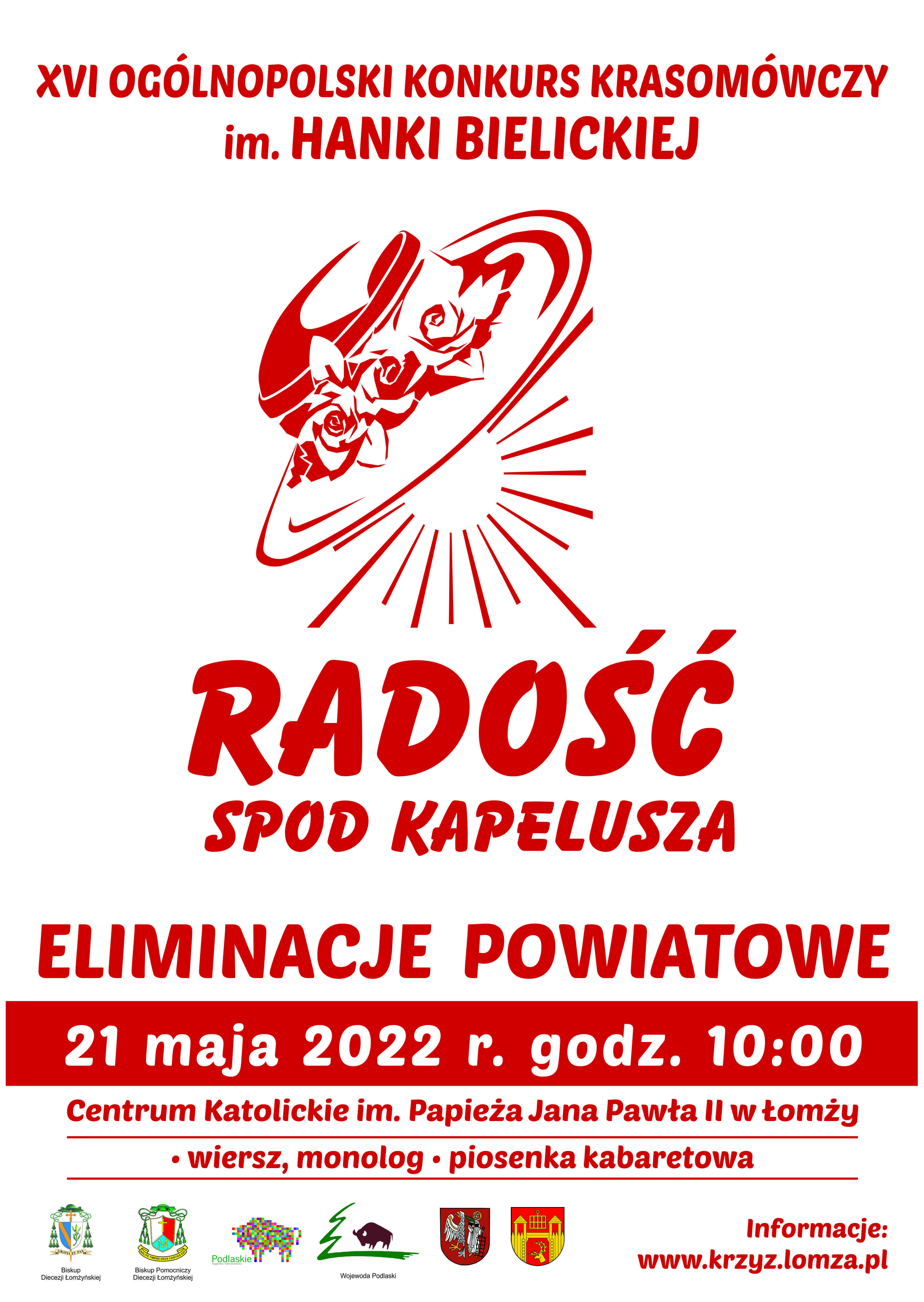 Konkurs Bielicka plakat eliminacje 2022